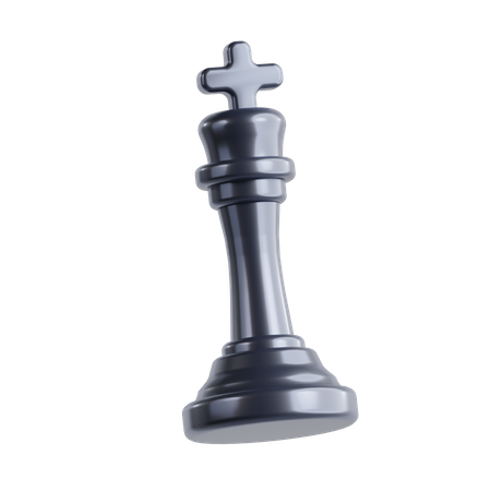 Schachkönig  3D Icon