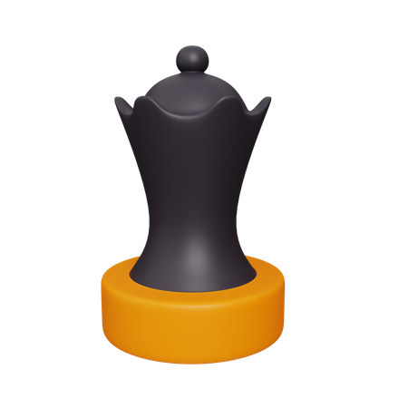 Schachkönigin  3D Icon