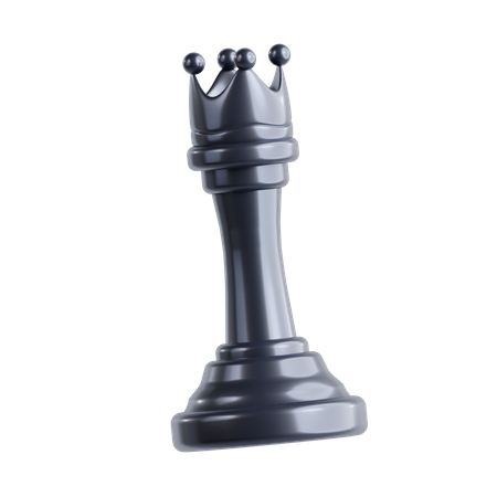 Schachkönigin  3D Icon