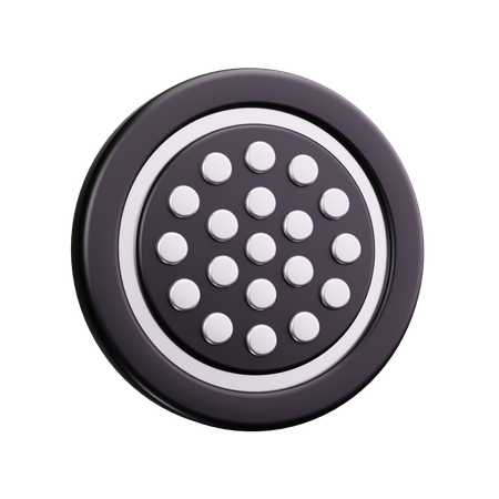 Schachtabdeckung  3D Icon