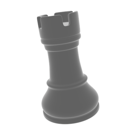 Schach Turm abstrakt  3D Icon