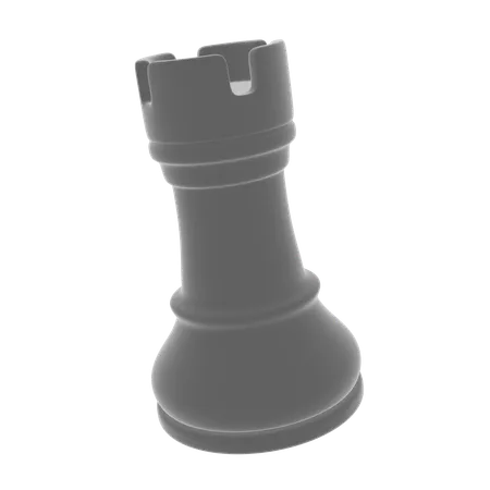 Schach Turm abstrakt  3D Icon