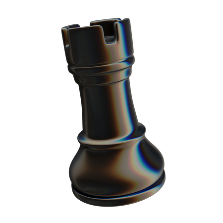 Schach Turm abstrakt  3D Icon