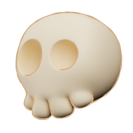 Schädel  3D Icon