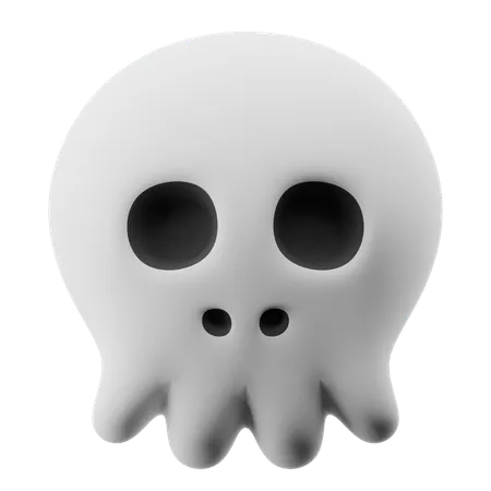 Schädel  3D Icon