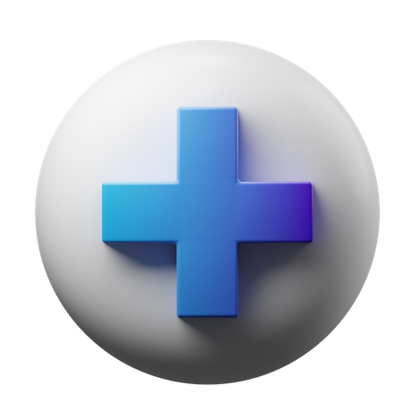 Schaltfläche „Hinzufügen“  3D Icon