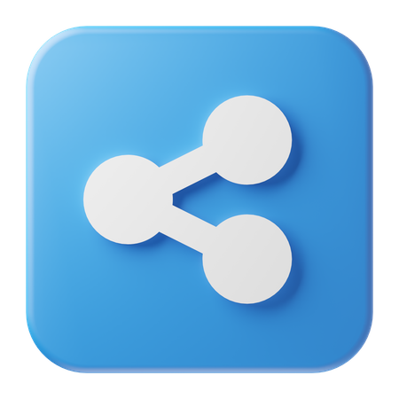 Schaltfläche „Knoten teilen“  3D Icon