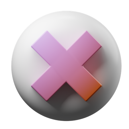 Schaltfläche „Löschen“  3D Icon