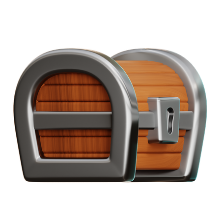 Schatztruhe  3D Icon