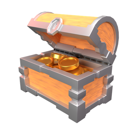 Schatztruhe  3D Icon