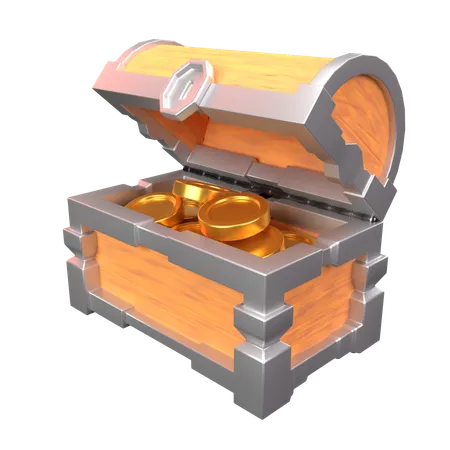 Schatztruhe  3D Icon