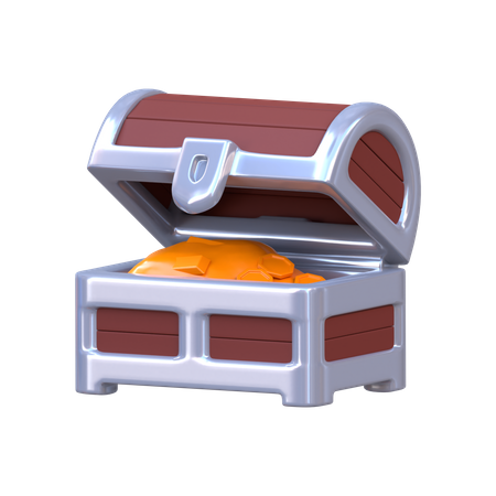 Schatztruhe  3D Icon