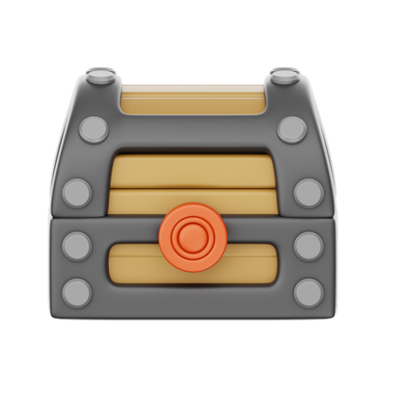 Schatztruhe  3D Icon