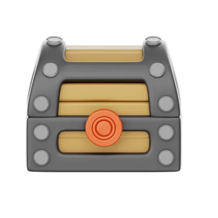 Schatztruhe  3D Icon