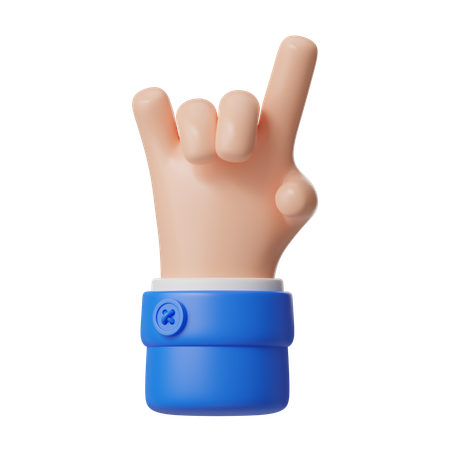 Stein auf der Hand Geste  3D Icon