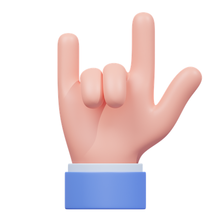 Stein auf der Hand Geste  3D Icon