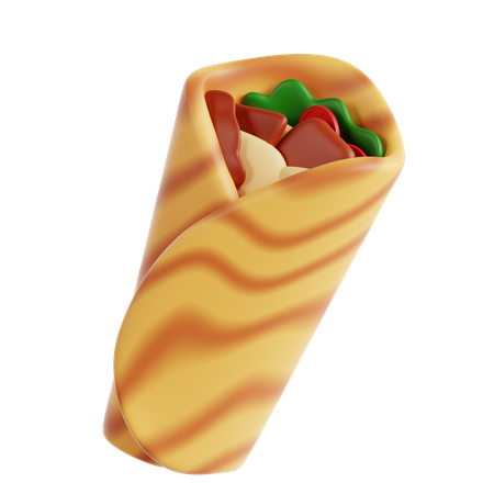 Schawarma  3D Icon