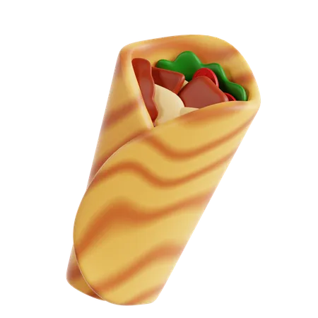 Schawarma  3D Icon