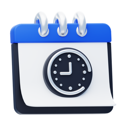 Schedule  3D Icon