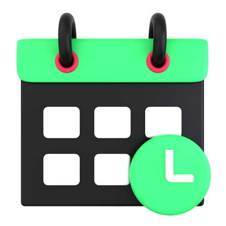 Schedule  3D Icon