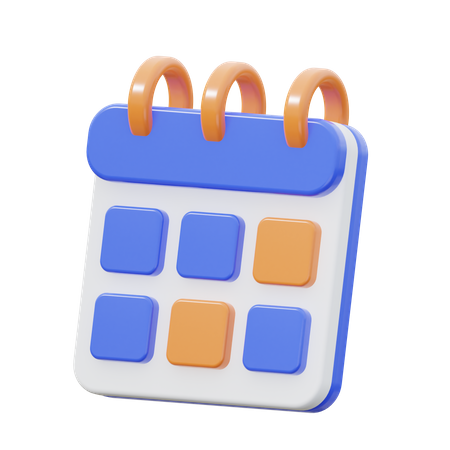 Schedule  3D Icon