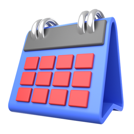 Schedule  3D Icon