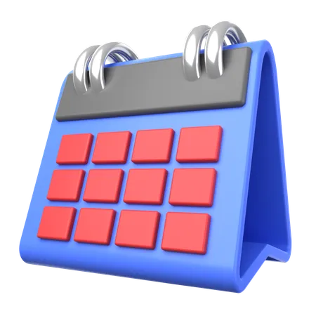 Schedule  3D Icon