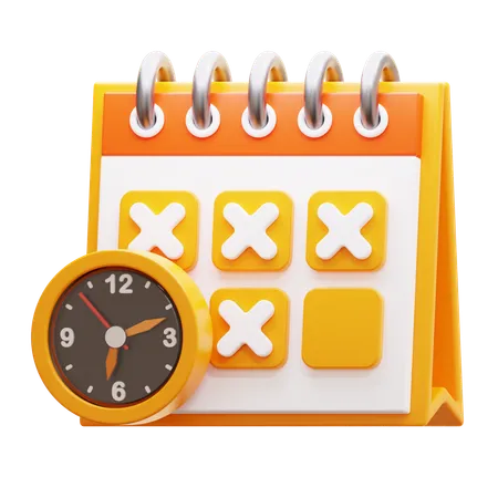 SCHEDULE  3D Icon