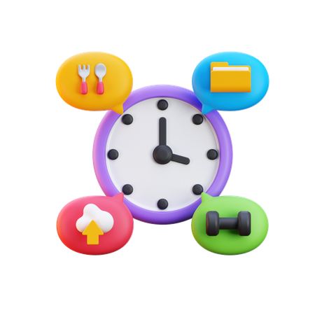 Schedule  3D Icon