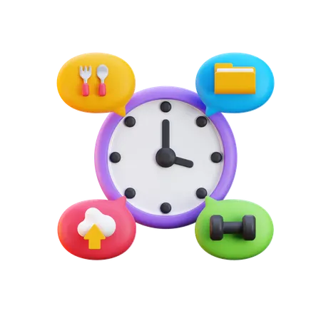 Schedule  3D Icon