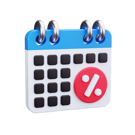 Schedule  3D Icon