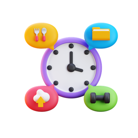 Schedule  3D Icon
