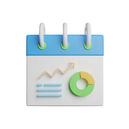 Schedule Analysis  3D Icon