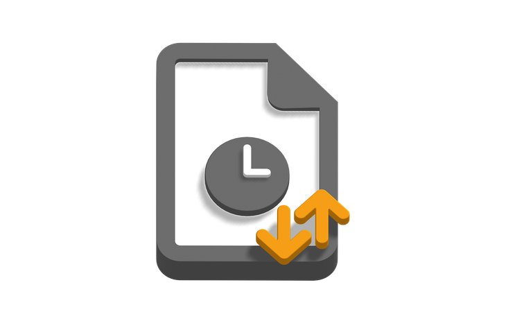 Schedule data  3D Icon