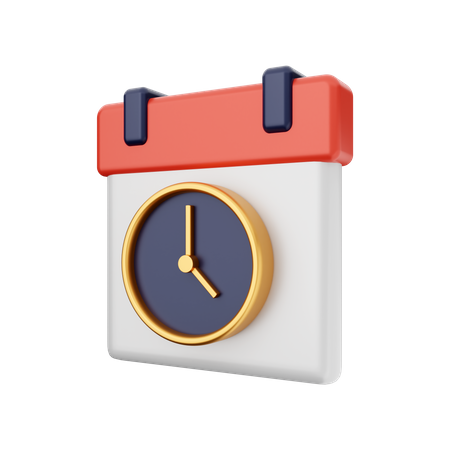 Schedule Deadline  3D Icon