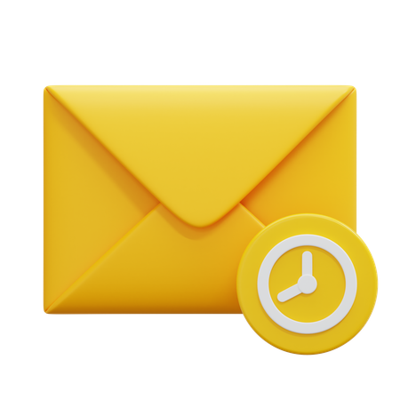 Schedule Email  3D Icon