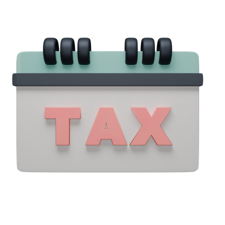 Schedule For Tax Payments  3D Icon