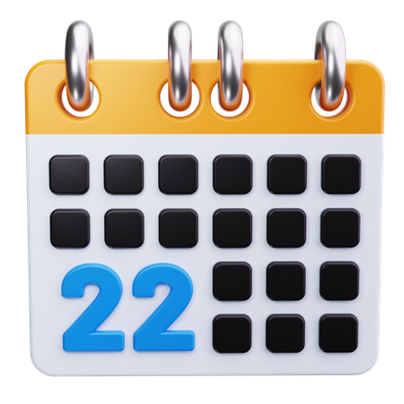 Schedule Management  3D Icon