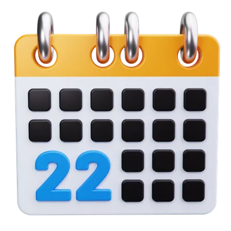 Schedule Management  3D Icon