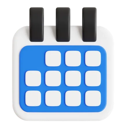 Schedule management  3D Icon