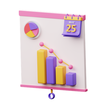 Schedule Management  3D Icon