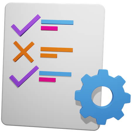 Schedule Management  3D Icon