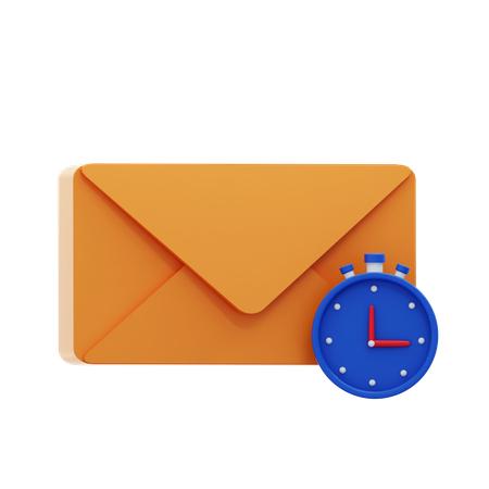 Schedule Message  3D Icon