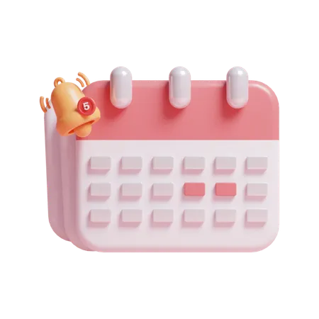 Schedule Notification  3D Icon