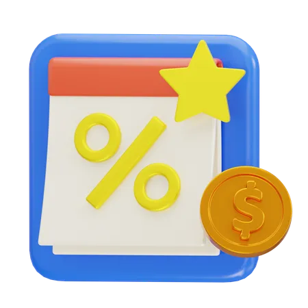 Schedule Planner  3D Icon