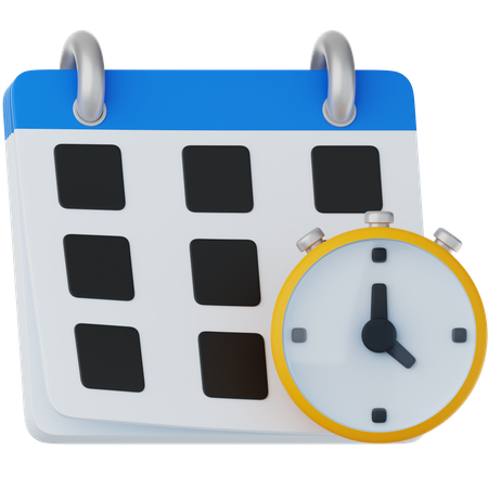 Schedule Planning  3D Icon