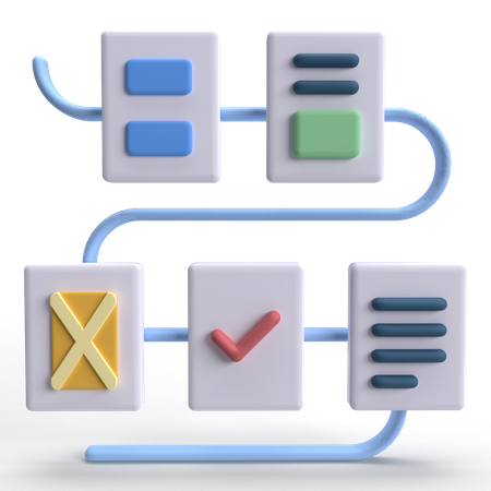 Schedule Planning  3D Icon