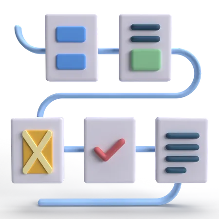 Schedule Planning  3D Icon