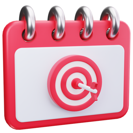 Schedule Target  3D Icon