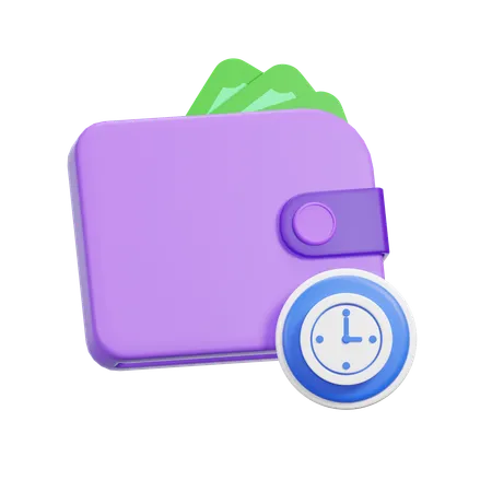 Schedule Wallet  3D Icon